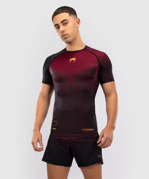 Venum Tactical XT Rashguard a maniche corte da uomo - Nero/Bordeaux/Oro