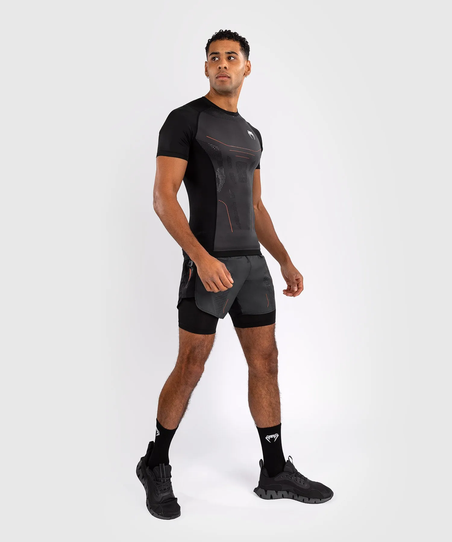 Venum Technical 3.0 Korte Mouwen Rashguard - Grafiet