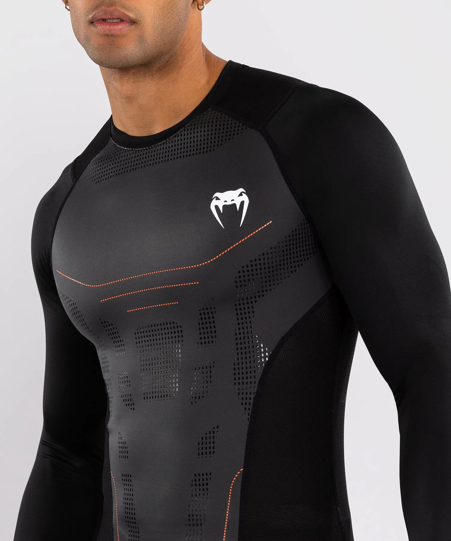 Venum Technical 3.0 Maglia a Maniche Lunghe Rashguard - Grafite