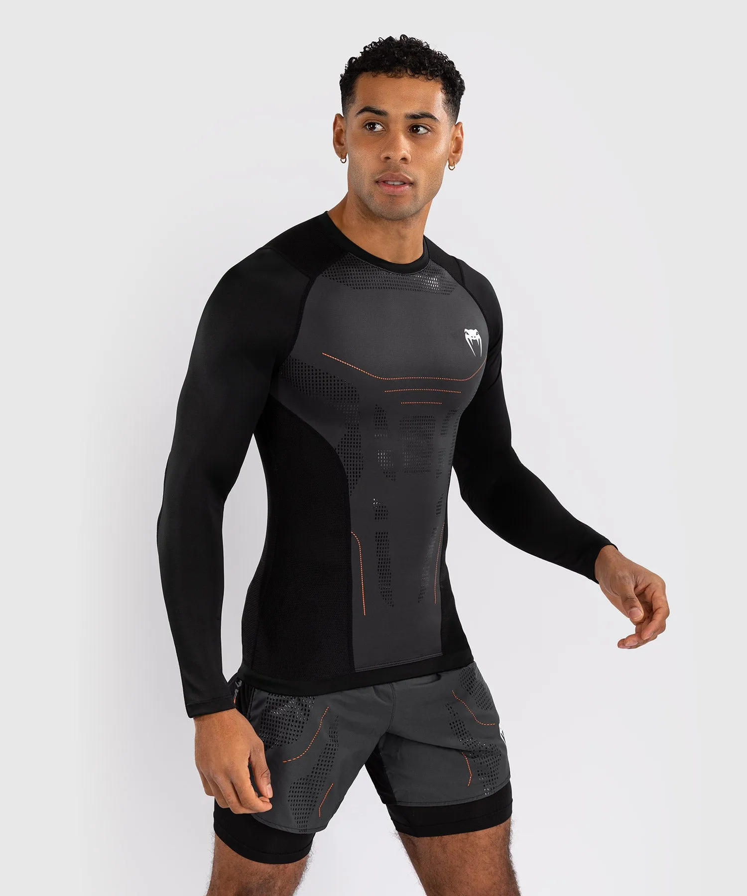 Venum Technical 3.0 Maglia a Maniche Lunghe Rashguard - Grafite