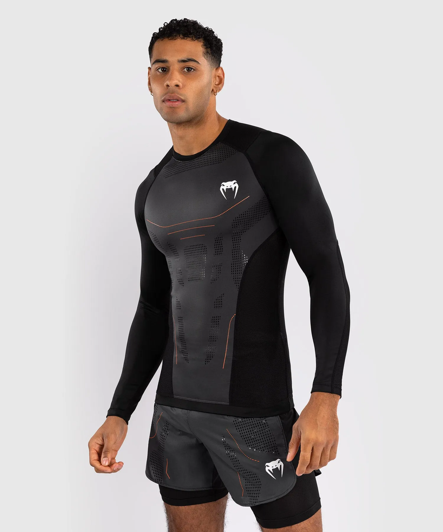 Venum Technical 3.0 Maglia a Maniche Lunghe Rashguard - Grafite