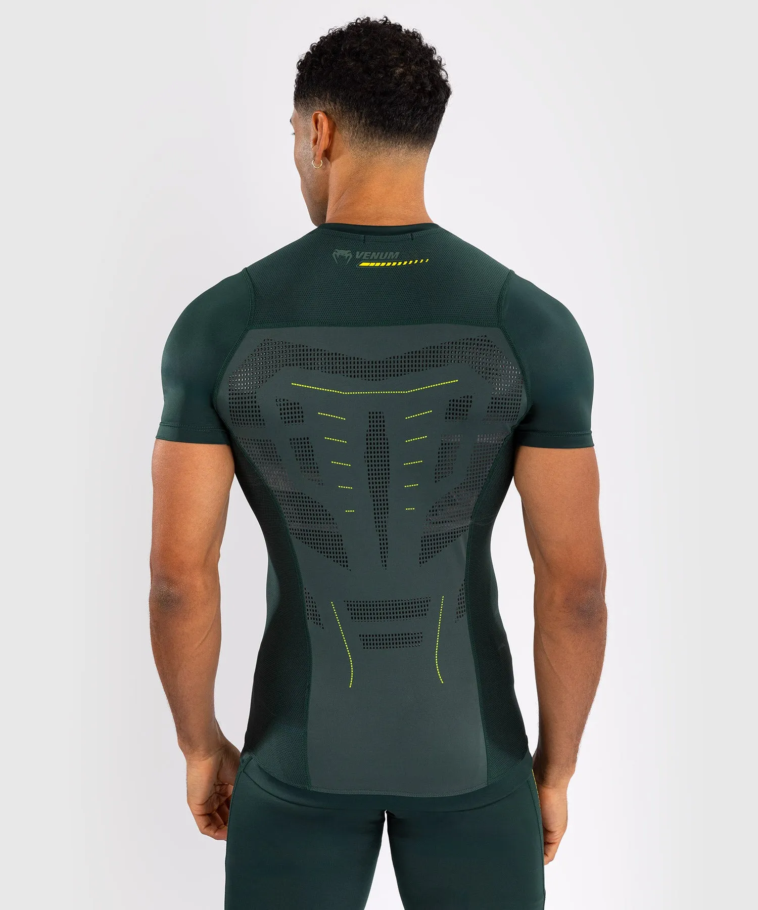 Venum Technical 3.0 T-shirt Rashguard - Bosgroen