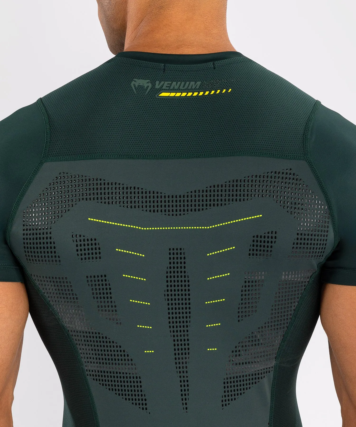Venum Technical 3.0 T-shirt Rashguard - Bosgroen