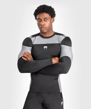 Venum Tempest Rashguard a Maniche Lunghe da Uomo - Nero/Grigio