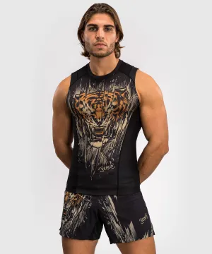 Venum Tiger Rashguard Senza Maniche Uomo - Nero/Arancione Neon