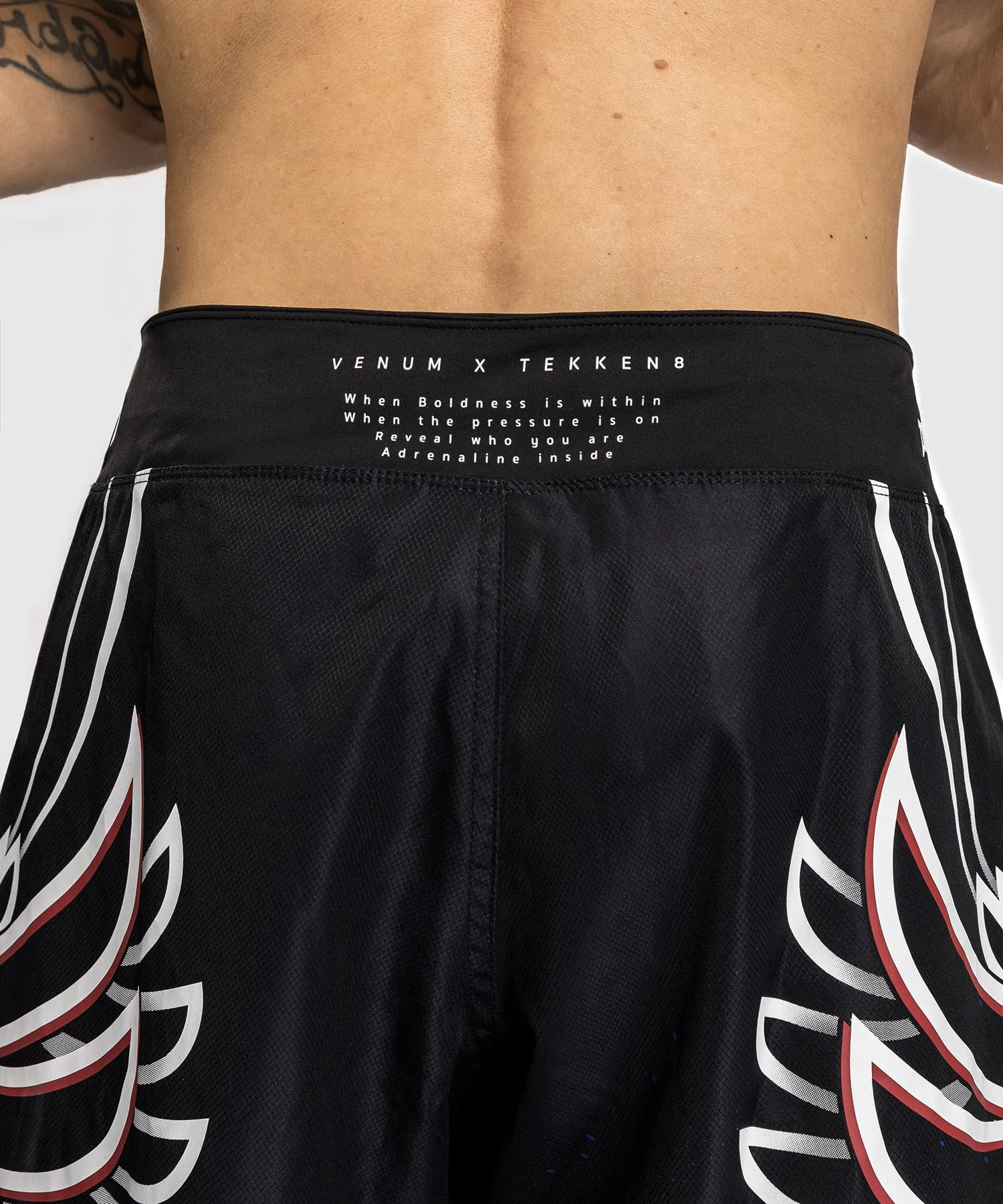 Venum x TEKKEN 8 - Jin Kazama Vecht Shorts - Blauw/Zwart/Wit