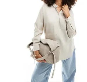 Vero Moda linen blend button up - M