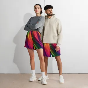 Vibrant Unisex All-Over Print Athletic Long Shorts