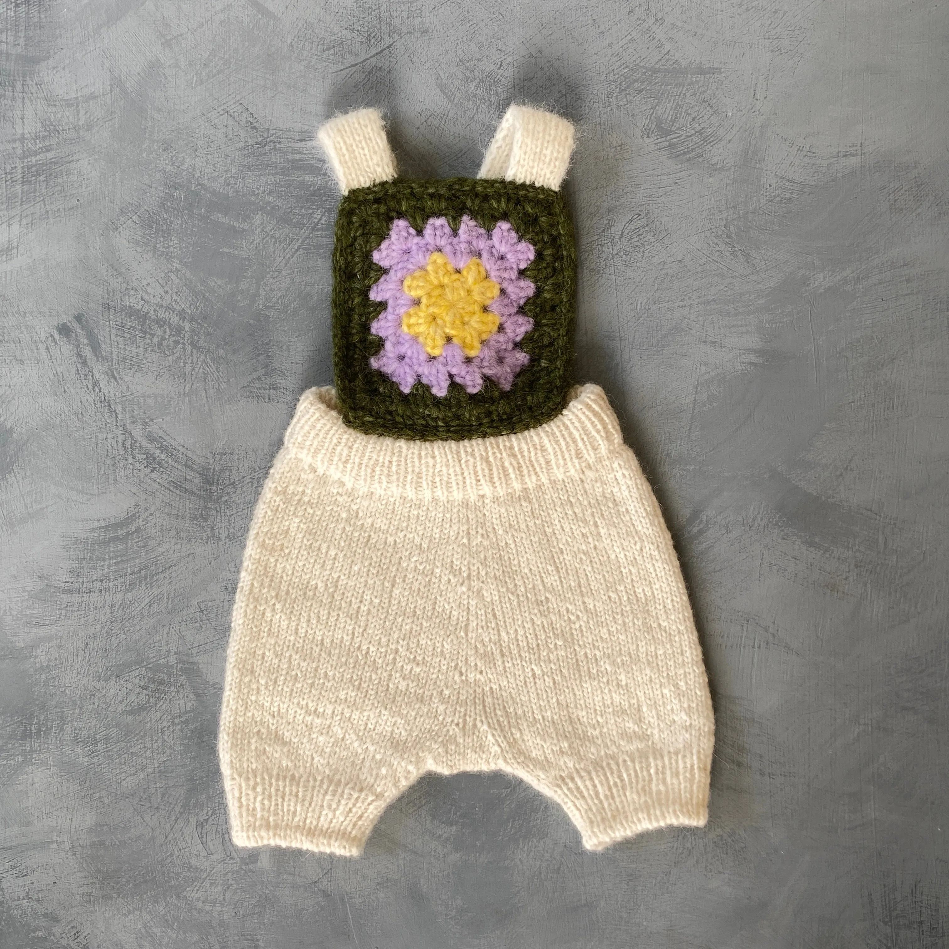 Violets Romper | Off White