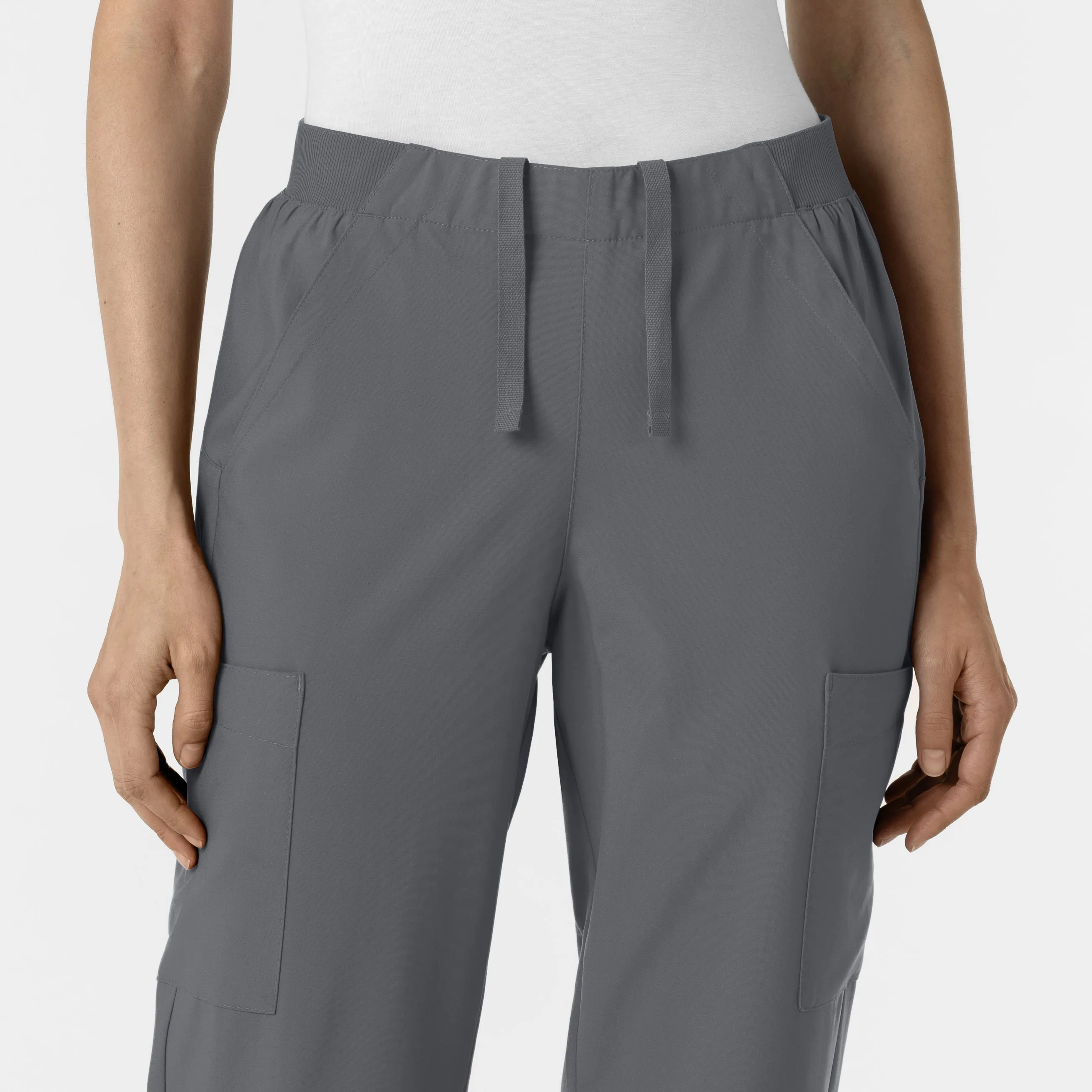 W123 5145 Cargo Utility Scrub Pants Pewter