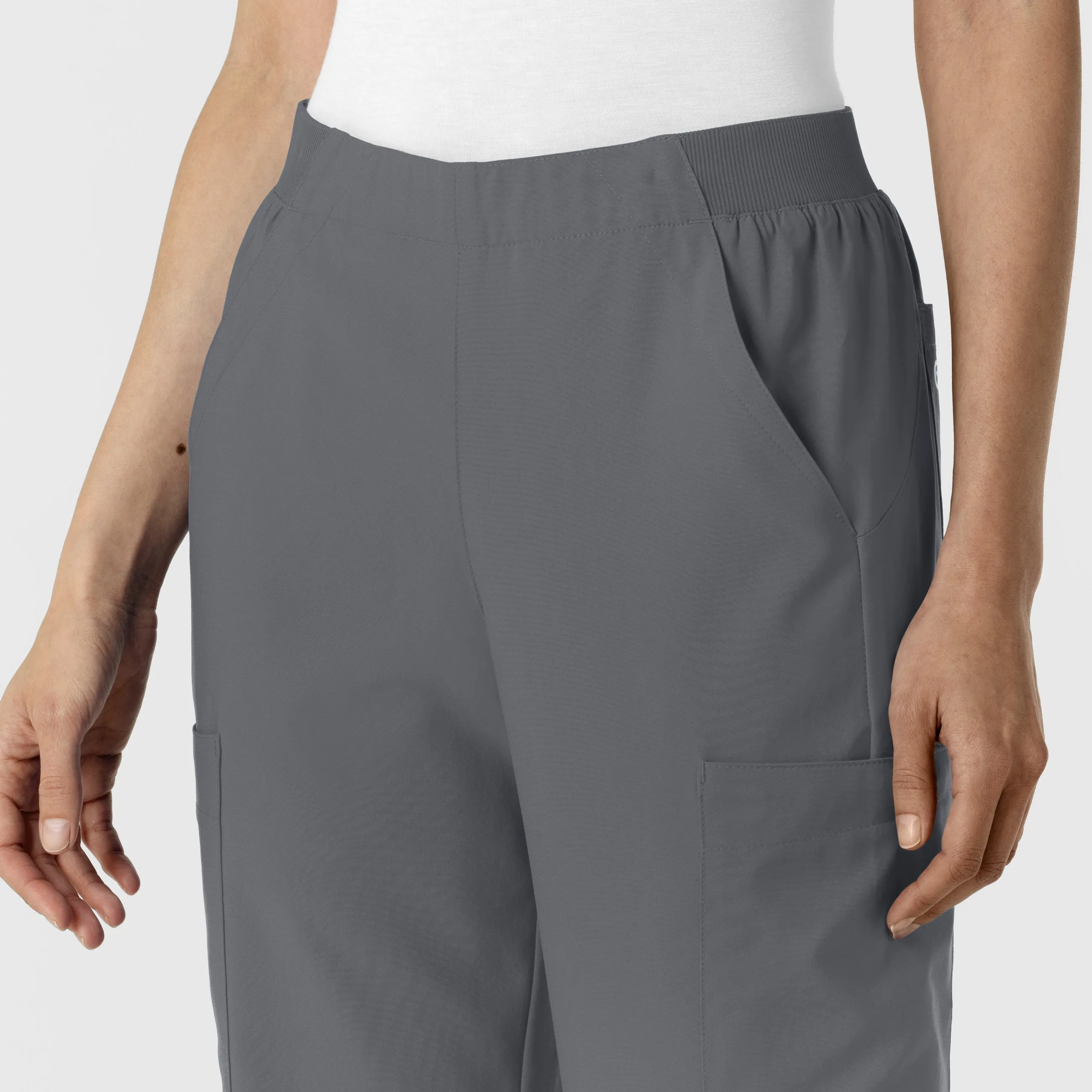 W123 5145 Cargo Utility Scrub Pants Pewter