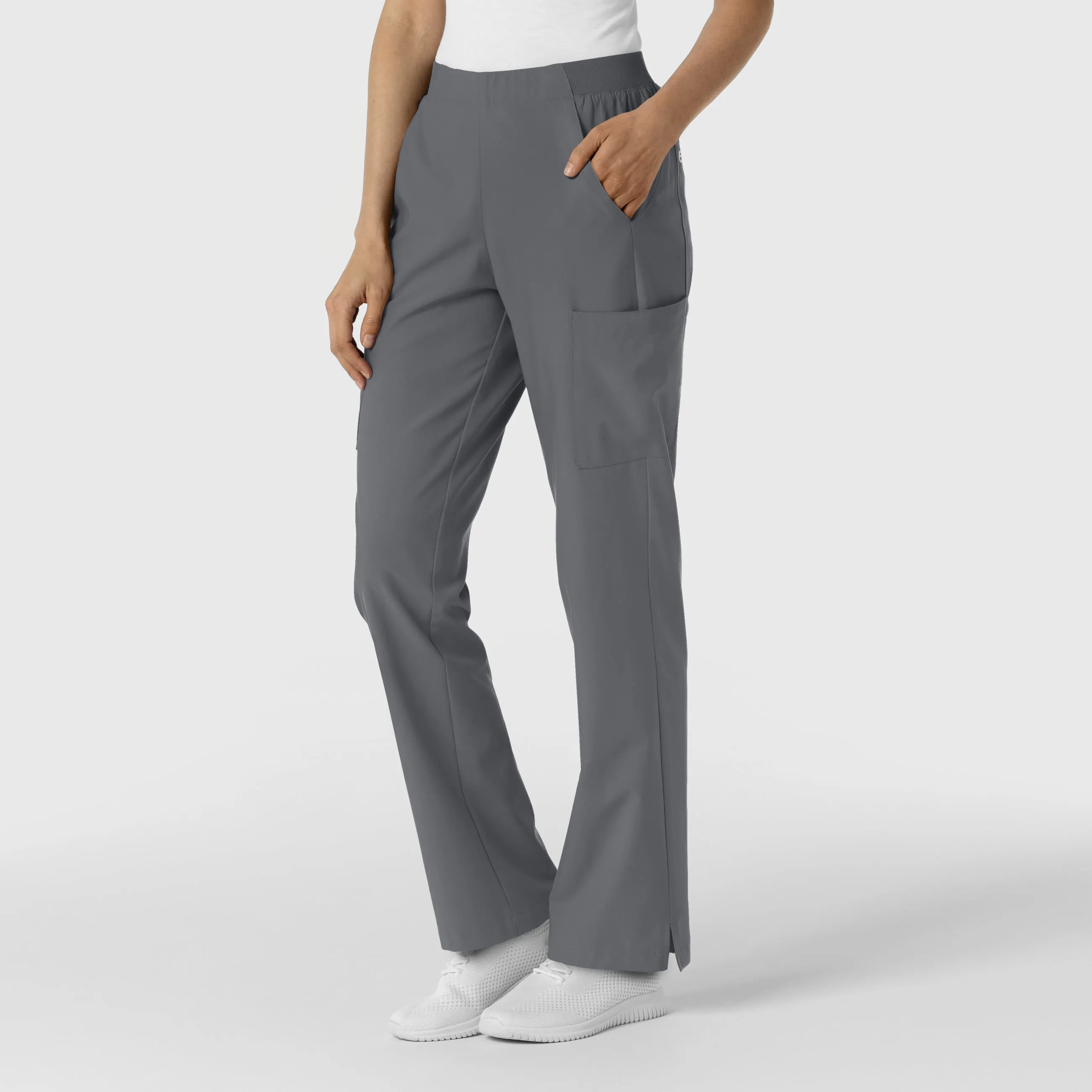 W123 5145 Cargo Utility Scrub Pants Pewter
