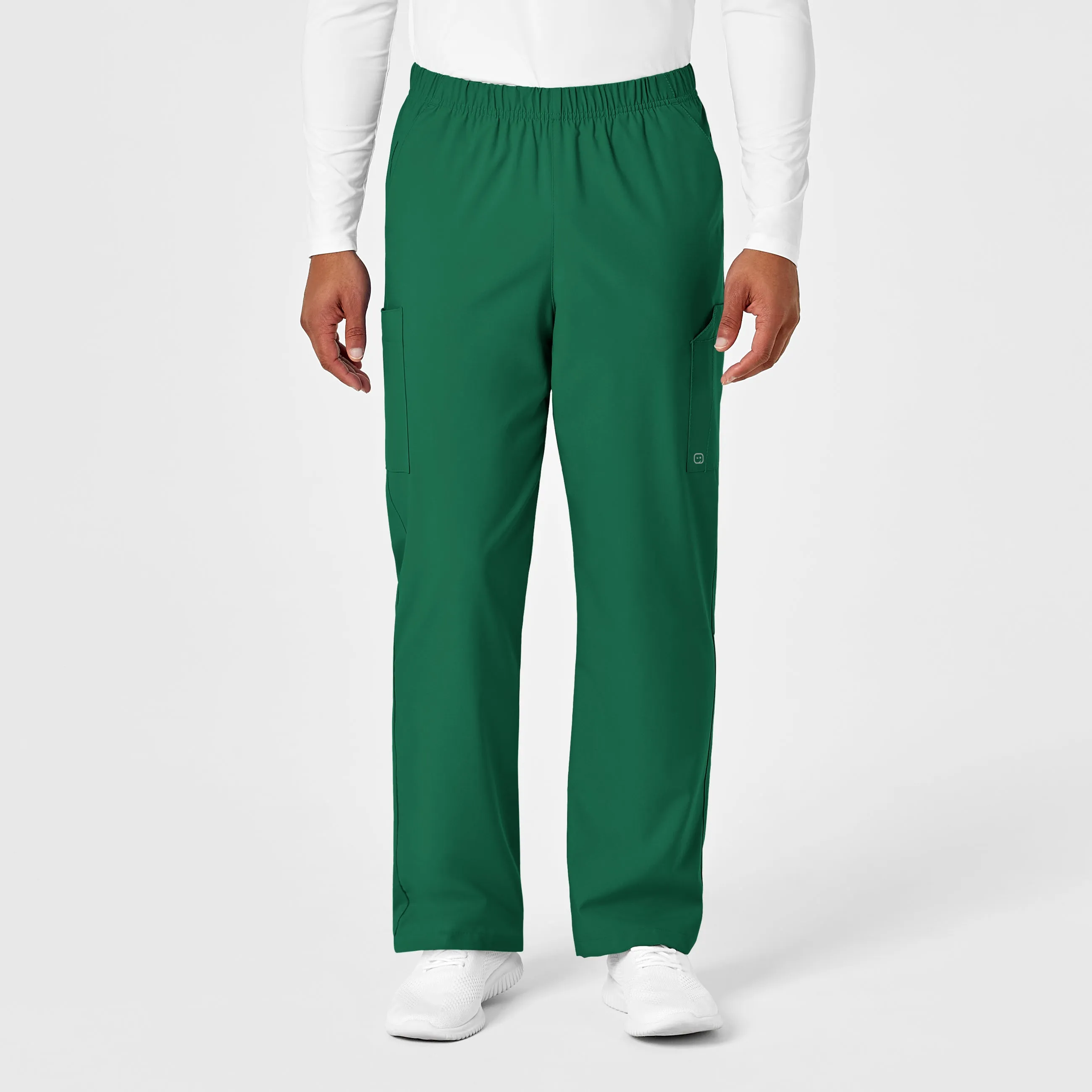 W123 5855 Unisex Multi-Cargo Scrub Pants Hunter