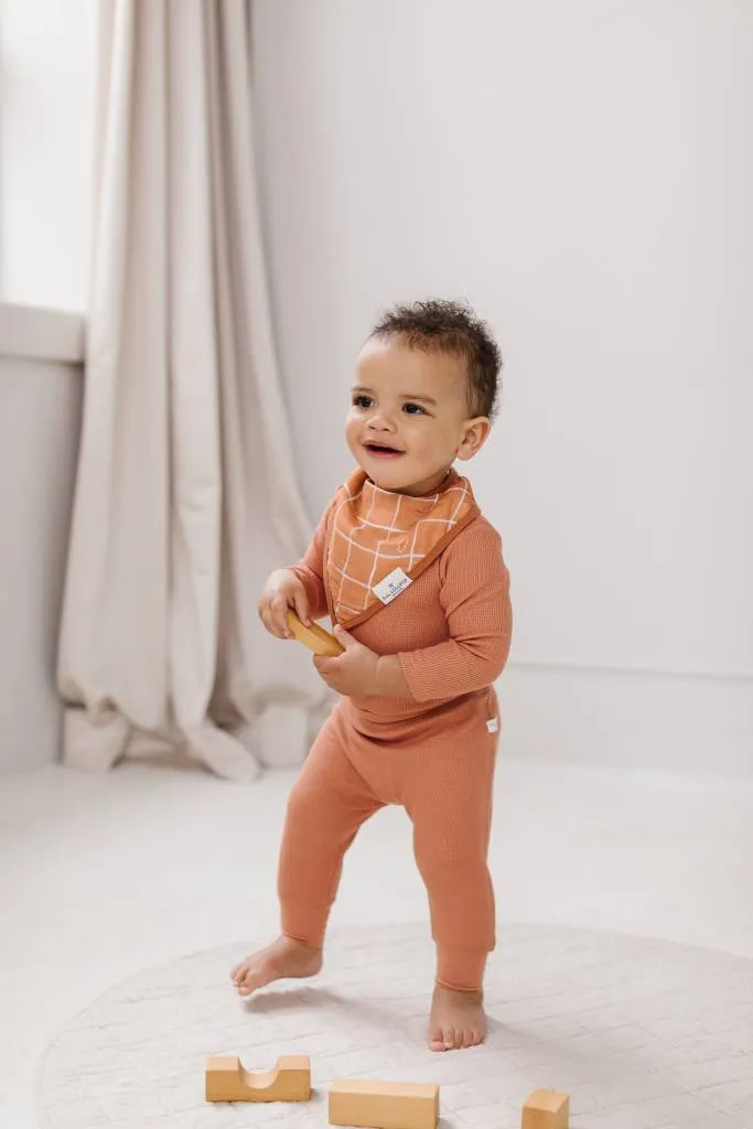 Waffle Long Sleeve Bodysuit - Sienna