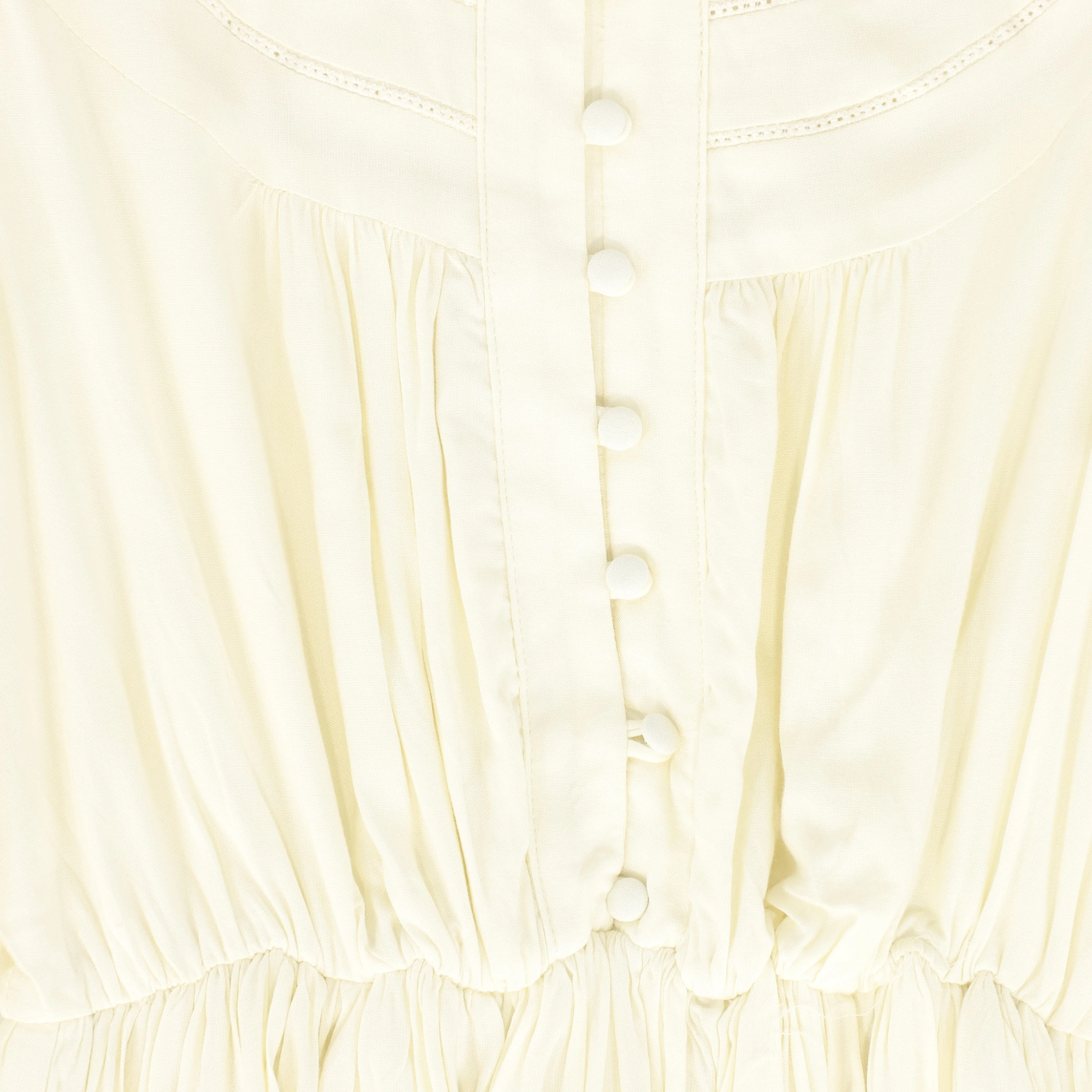 Waisted Button Front Dress
