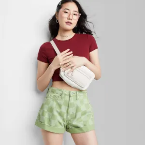 Wild Fable Women's Super-High Rise Mom Jean Shorts