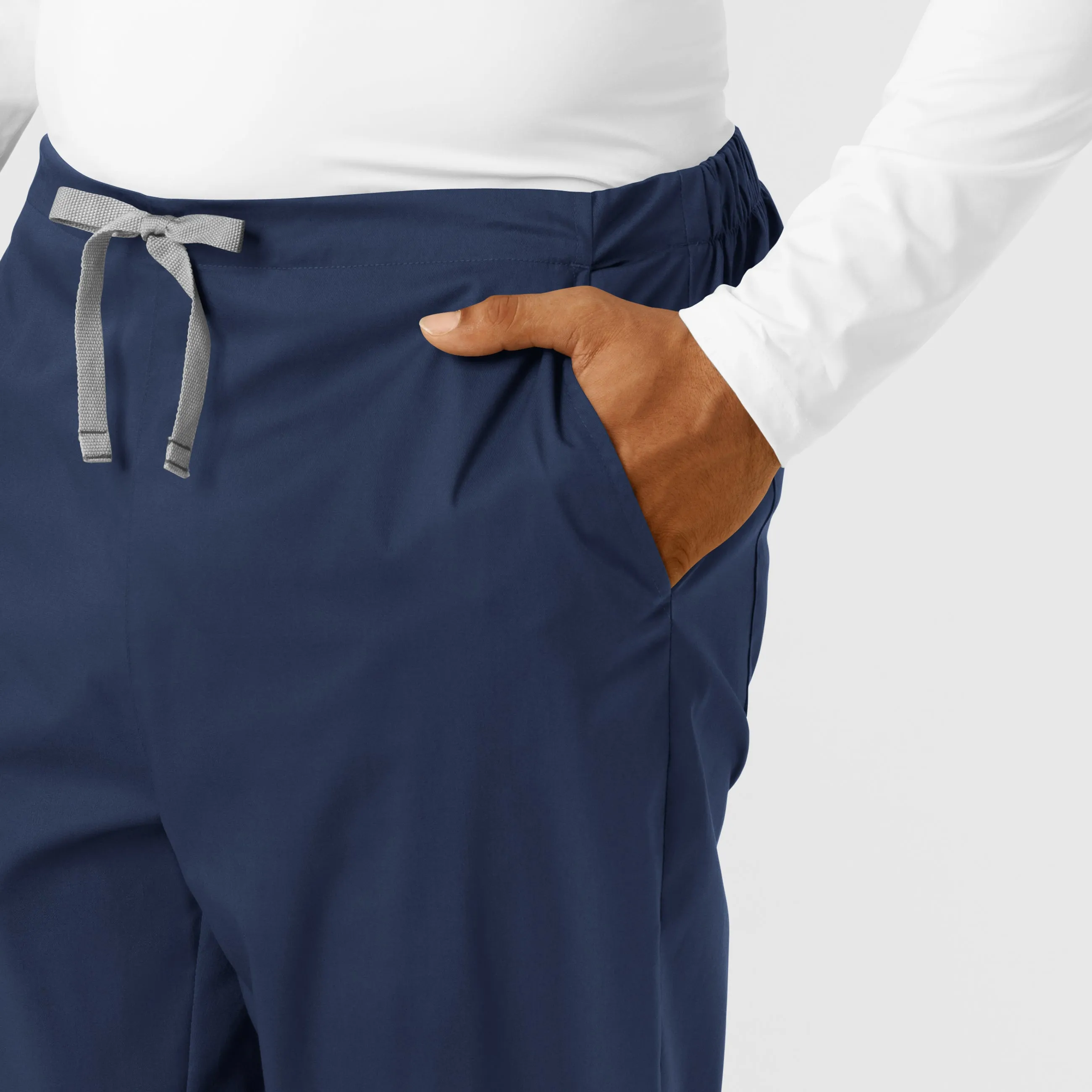 WonderWORK 507 Men's Cargo Jogger Scrub Pants Navy
