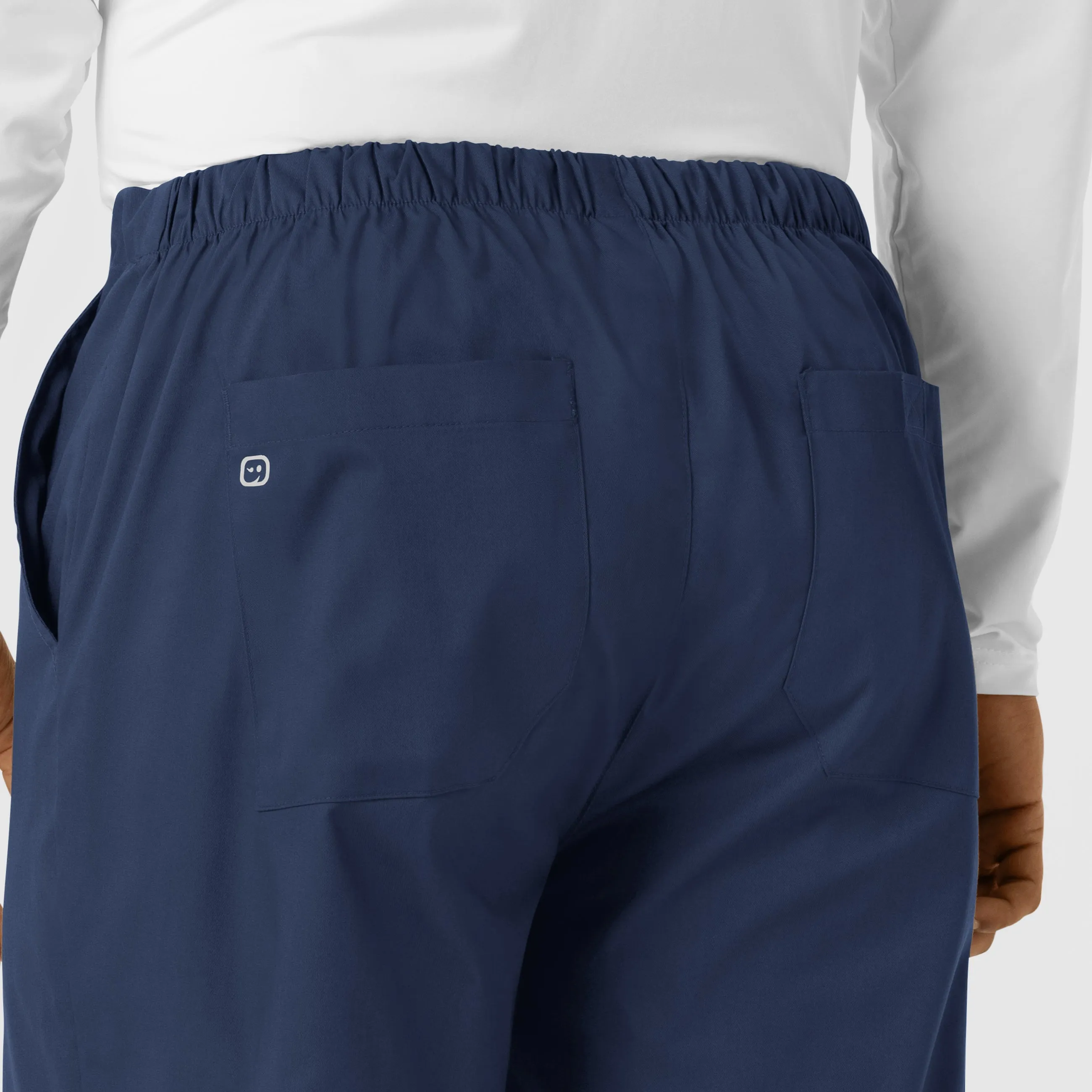 WonderWORK 507 Men's Cargo Jogger Scrub Pants Navy