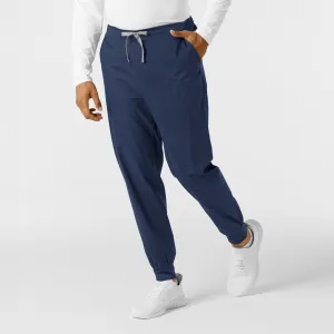 WonderWORK 507 Men's Cargo Jogger Scrub Pants Navy
