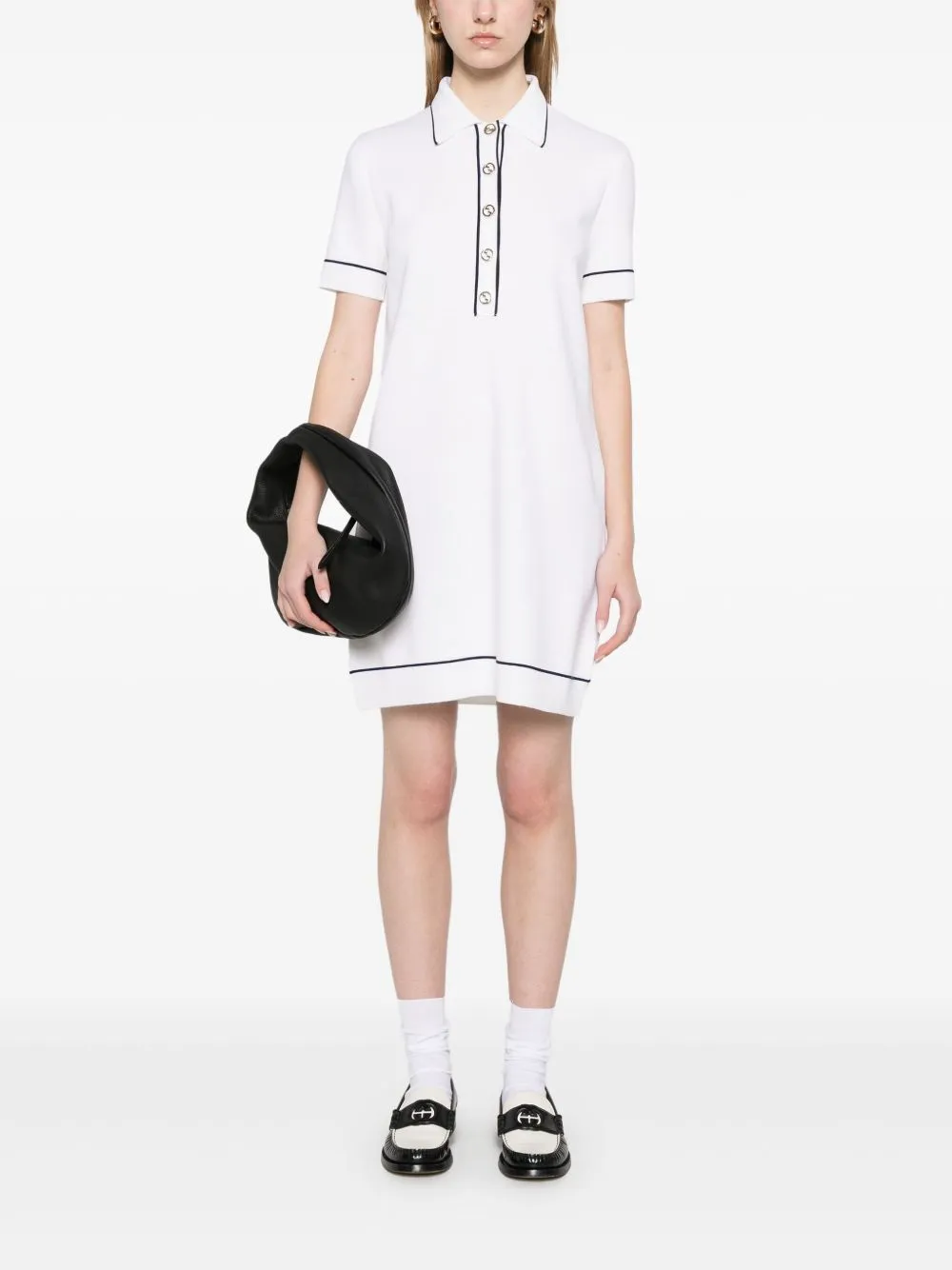 Wool polo dress