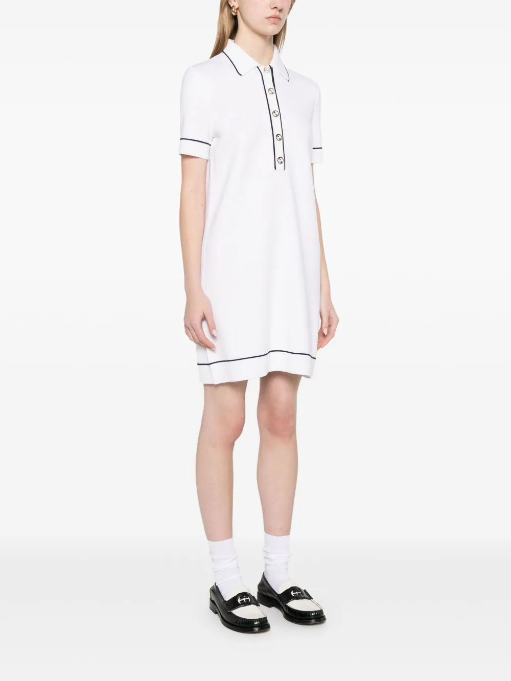 Wool polo dress