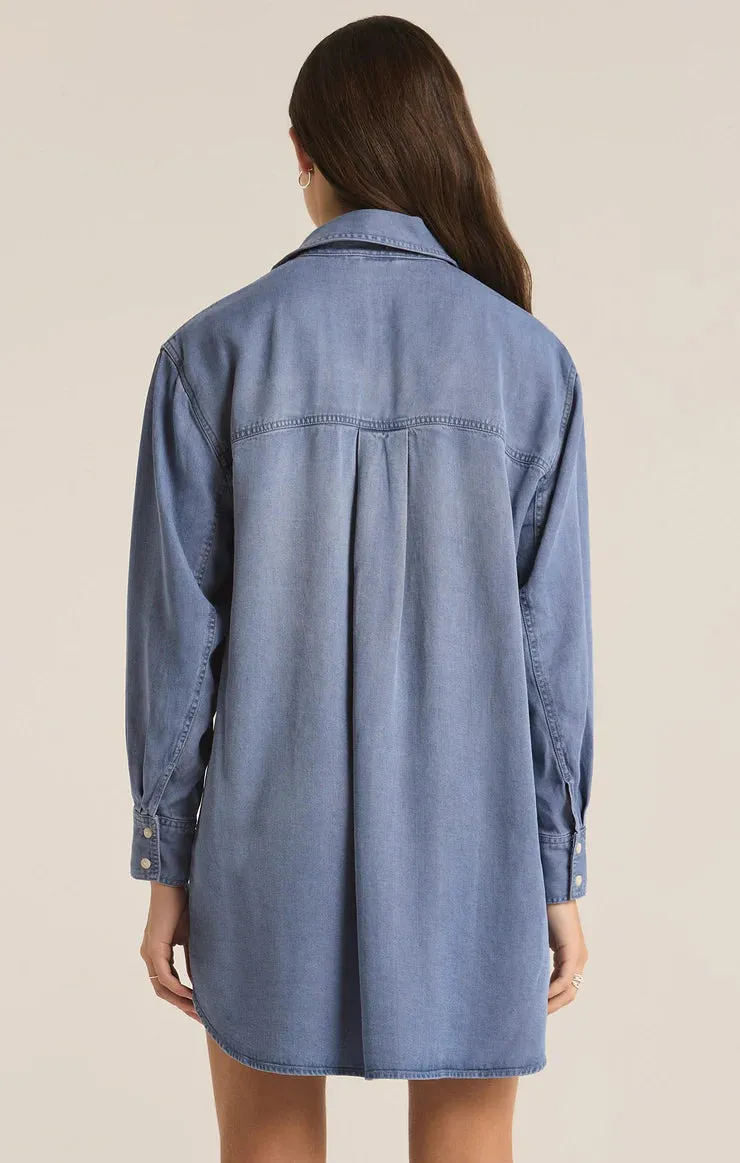 Z Supply Dover Chambray Mini Dress